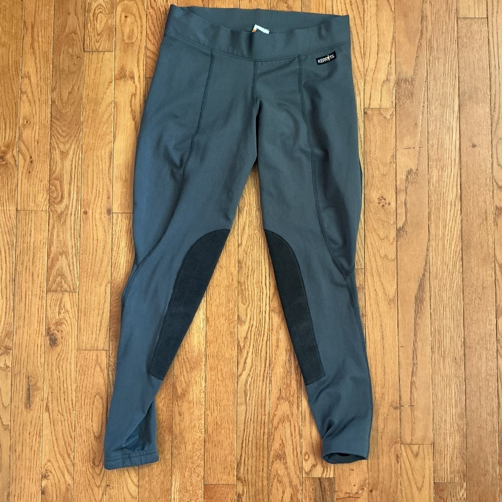 Kerrits Women's Equestrian Riding Breeches Gray Size M Polyester/Spandex